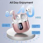 Bluetooth 5.4 Wireless Earbuds with Noise Cancelling
