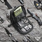 WYNEX Tactical Phone Pouch with Compass & Carabiner