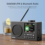 Portable DAB Plus Radio with Bluetooth & Alarm