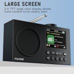 Portable DAB Plus Radio with Bluetooth & Alarm