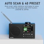 Portable DAB Plus Radio with Bluetooth & Alarm