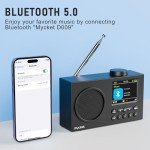 Portable DAB Plus Radio with Bluetooth & Alarm
