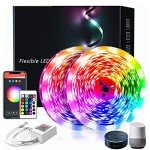 Phopollo 15m Smart RGB LED Strip Lights