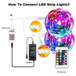 Phopollo 15m Smart RGB LED Strip Lights