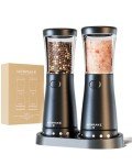 Rechargeable Stainless Steel Salt and Pepper Grinders