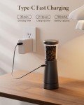 Rechargeable Stainless Steel Salt and Pepper Grinders