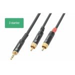 3m Premium 3.5mm to Dual RCA Audio Cable