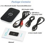 AREVERA Bluetooth 5.0 2-in-1 Audio Adapter