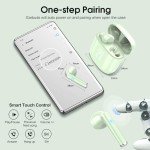 OYIB Mini Bluetooth 5.3 Wireless Earbuds with Mic