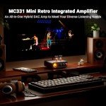 Fosi Audio MC331 Tube Amp with Bluetooth & DAC