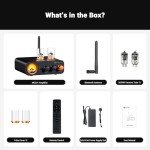 Fosi Audio MC331 Tube Amp with Bluetooth & DAC
