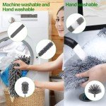 Extendable 6-Piece Feather Duster Set for Cleaning