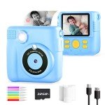 Kids Instant Print Camera Toy for Ages 3-14