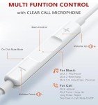 Wired Hi-Fi Stereo Earbuds with Mic for iPhone