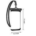 2-Pack Waterproof Phone Pouch for Swimming and Snorkeling