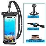 2-Pack Waterproof Phone Pouch for Swimming and Snorkeling