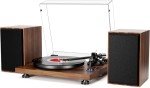 Wireless Bluetooth Record Player with Detachable Speakers