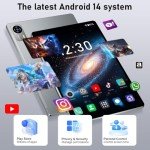 Bvlary 10.1" Android 14 Tablet with 16GB RAM
