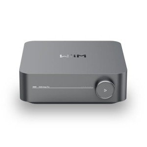 WiiM Amp Pro: Multiroom Streaming Amplifier - Dark Gray