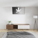 Motorized Foldable TV Ceiling Mount for 23-65