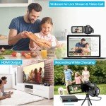 FHD 1080P Video Camera with Night Vision & Zoom