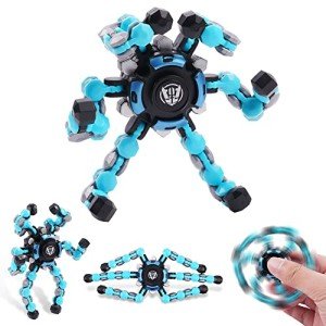 Ainiv Deformed Fidget Spinner Toy - Blue