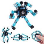 Ainiv Deformed Fidget Spinner Toy - Blue