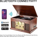 10-in-1 Bluetooth Turntable with MP3 Converter