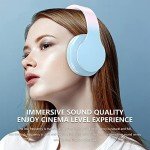 Kids Bluetooth Headphones with Mic - Foldable Design