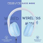 Kids Bluetooth Headphones with Mic - Foldable Design