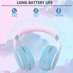 Kids Bluetooth Headphones with Mic - Foldable Design