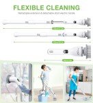 Cordless Electric Spin Scrubber with 4 Brush Heads