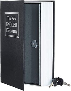 Amazon Basics Large Book Safe with Key Lock