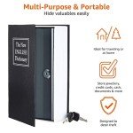 Amazon Basics Large Book Safe with Key Lock