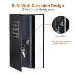 Amazon Basics Large Book Safe with Key Lock