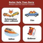 ACEBON Car Safety Hammer and Seat Belt Cutter