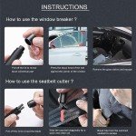 ACEBON Car Safety Hammer and Seat Belt Cutter