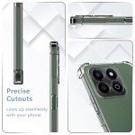 Clear TPU Case with Camera Protector for Honor 200