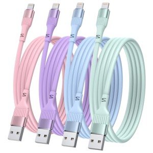 Ankoda MFi Certified iPhone Fast Charging Cables - 4 Pack