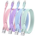 Ankoda MFi Certified iPhone Fast Charging Cables - 4 Pack