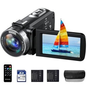 HOTPEAK 4K Handheld Vlogging Camera with Accessories
