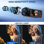 HOTPEAK 4K Handheld Vlogging Camera with Accessories