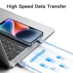Ankoda MFi Certified iPhone Fast Charging Cables - 4 Pack