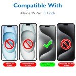 Mothca Matte Screen Protector Set for iPhone 15 Pro