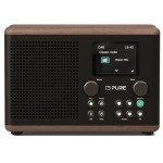 Pure Classic H4 Digital Kitchen Radio, Coffee Black/Walnut
