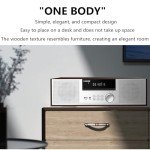Mini Vintage HiFi CD Player with Bluetooth & FM