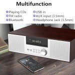 Mini Vintage HiFi CD Player with Bluetooth & FM