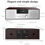 Mini Vintage HiFi CD Player with Bluetooth & FM