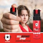 ARMND Self Defence Spray with Keychain & UV Marking