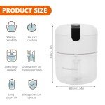 Mini Electric Garlic and Food Chopper 250ml